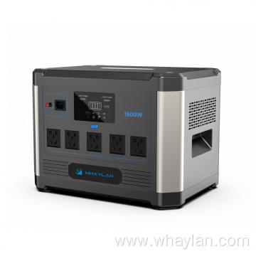 1000W 1200W Outdoor Backup Lithium Battery Solar Generator